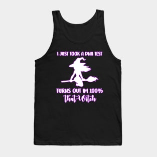 Halloween Witch Costume DNA Funny Song Tank Top